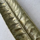 Antique Virginia Metal Crafters Brass Leaf Tray