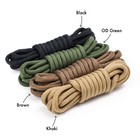 Paralace 550 Paracord Shoelaces For Hiking Boots Shoes 45 54 60 72 81 Inch