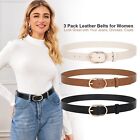 Women   s Leather Belts For Jeans Pants Fashion Ladies Belt With Gold Buckle Jeans