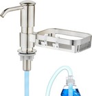 Soap Dispenser For Kitchen Sink  Built In Soap Dispenser Pump With Sponge Hol   