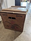 Vintage Anheuser Busch 1876- 1976 Centennial Wooden Beer Crate Box Good Cond
