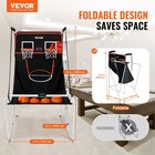Foldable Basketball Arcade Game  2 Player Indoor Basketball Game  Home Dual Shot