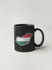 Hungary Map Flag Sticker Decal