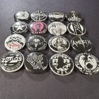 Anarcho Punk 1  Pinback Button Set  all 16 Pins  Crust Hardcore D-beat Rock