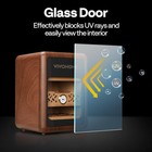 21l Electric Cigar Humidor 200 Counts Spanish Cedar Wood Inner Shelves