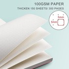 Bullet Dotted Journal Spiral Notebook 300 Pages Dotted Notebook Thick A5 Pink