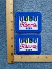 Lot Of 2 Rare Hamms Beer Iron On Patches 