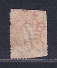 Ceylon Scott 50b Used 1863 4d Rose Victoria Crown Cc Trimmed Scv  65