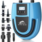 Electric Paddle Board Pump Portable  20psi High Pressure Sup Air Pump With Blue