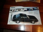 Original 1981 Ford Mustang Cobra New Car Dealer Sales Brochure