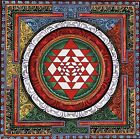 Sri Yantra  Shri Yantra  Shri Chakra  Original Newari Paubha Thangka Painting