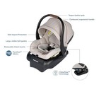 Maxi-cosi Mico Luxe Infant Car Seat With Base  Rear Facing  New Hope Tan  new 