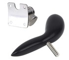 Tuoren Bassoon Hand Saddle Rest Holder Thumb With Fixing 4 Screws Black