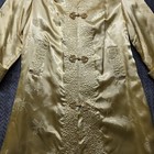 Vintage Lun Hing Co  Gold Satin Brocade Jacket Men   s   Unisex Sz 40 Hong Kong