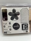 Be Happy 2008 Stampin  Up Vintage Wood   Rubber Stamps Set Of 6 New In Box
