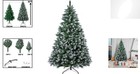Lifelike 6ft Snow Flocked Christmas Pine Tree     1300 Tips For Holiday Magic