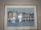Elizabeth Horowitz Henfleur Harbor In Harmony Signed Lithograph  30 X 39    Framed