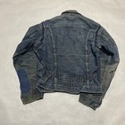 Vintage Wrangler Jacket 36 Blue Denim Trucker Sanforized Blue Bell 50s 60s Rare