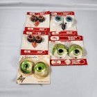 Lot Vintage 1970s Nos Ceramic Owl Eyes And Beak  Macrame Supply Macra Naut