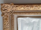 An Impressive Oil Painting In Ornate Wood Carved Gilt Frame