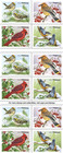 Usps Postage Stamps Sheet Of 20 - First Class Letter - Songbirds In Snow