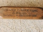 Vtg Otis F Lake Coal   Ice Company Garfield 40 Est  1890 Wood Handle Ice Pick