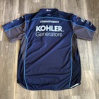 Rfk Racing Nascar Cup Series Pit Crew Shirt Men s Size 2xl Xxl Black Collared