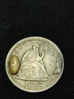 1847 Seated Liberty Quarter - Love Token