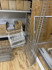 Huge Lot Of Pallets Of Used Lozier Shelving Shelves  Components  Glass Cases