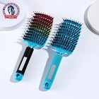 Hairstreaq Detangling Brush Professional Vented Curved Detangling Fast Drying