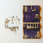 1889 Wooden Puzzle Box With Sewing Machine Attachments