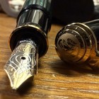 New Pelikan M600 Green Fountain Pen Fine 18k Gold Box Paperwork Free 2 Day Ship