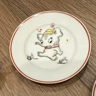 Vintage Elephant With A Butterfly  Child   s Tea Set  Japan Ceramic  Cute