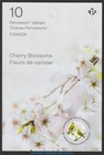 Canada New  Cherry Blossoms  Flowers  Booklet Of 6  Front  Mnh 2026