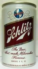 Schlitz Beer Tall 8oz Aluminum Can Schlitz Brewing  Milwaukee Wisconsin 8city 1 