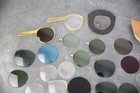 Vintage Optometrist Eye Doctor Exam Sunglasses Lens Sample Lot Eyeglasses Old