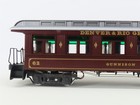G Scale Delton Locomotive Works 3280 D rgw Coach Passenger  62  gunnison 