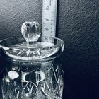 Large Vintage Lead Crystal Biscuit Barrel Jar With Lid Rosenthal Germany 8 75 