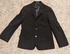 Boys Size 8 Black Suit Calvin Klein Jacket C j Adj  Wst  Pants Euc