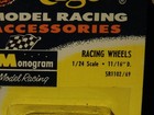 Monogram Tiger  Slot Car Racing Rare Find Axle  Matching Wheels 1-24 1 24 Scale