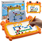 Montessori Magnetic Drawing Board For Kids  3-6 Years Old - Stem Toys With Colou