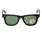 Ray-ban Sunglasses Rb2140 Original Wayfarer Black Frame Green Lenses 50mm Unisex