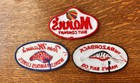 3 Tom Mann   s Bait Company Advertising Patches Razorback Hackle Back Lures