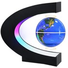 Magnetic Levitating Globe With Led Light - Unique Floating World Desk Decor Gift