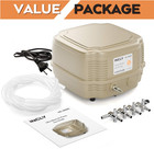 Commercial Air Pump Quiet Oxygen Pump For Aquarium Pond 4 Outlet Fish Tank Pump 