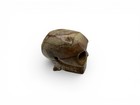 Natural Stone Carved Skull Figurine Sculpture Decorative Collectible
