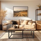 2pc Vintage Nesting Coffee Table Square Accent Table Sofa Side Table Living Room