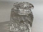 Antique Swirl Glass Mini Inkwell