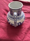 Chinese Blue And White Porcelain Pitcher Jug Vase Ming Xuande Style 6 