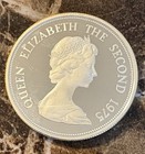 1975 Mauritius 25 Rupees Silver Proof Coin